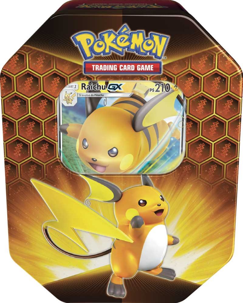 Tin da collezione destino sfuggente: raichu gx