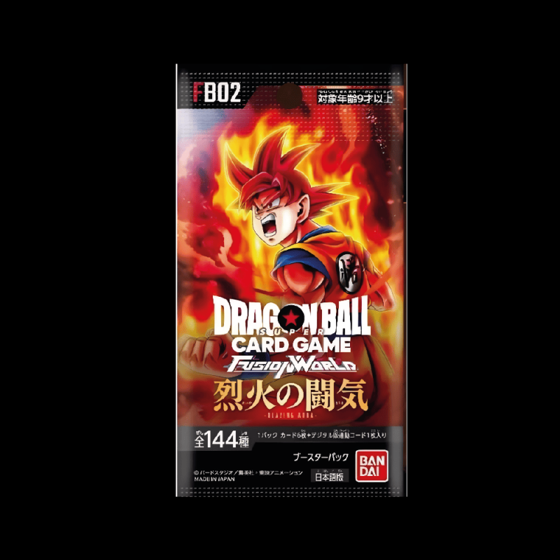 Dragon Ball Super Card Game: Fusion World - blazing auro fb02 - Bustina da 6 Carte (JAP)