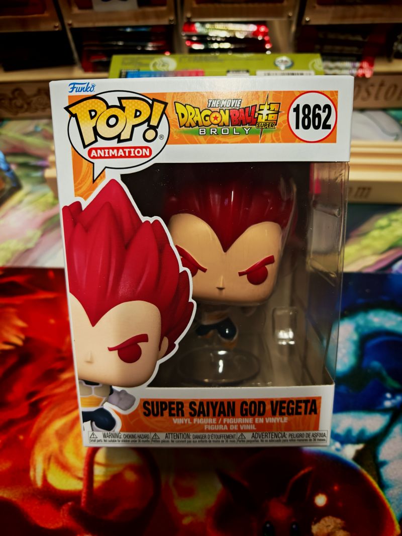 Funko pop vegeta super Saiyan God 1862