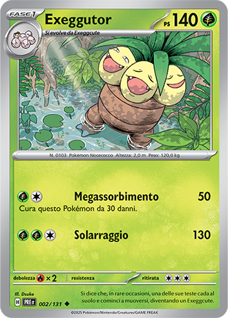 002-131 Exeggutor Non Comune (IT) – MINT