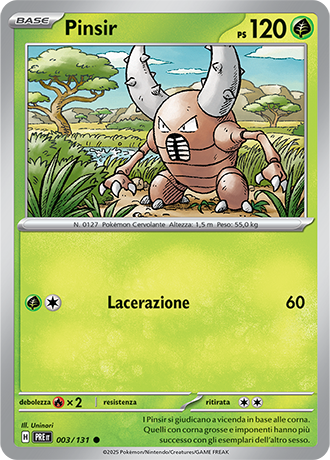 003-131 Pinsir Comune (IT) – MINT