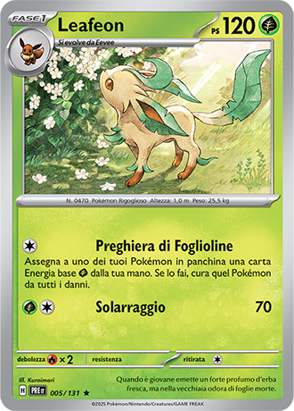 005-131 Leafeon Holo (IT) – MINT