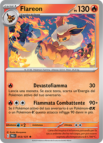 013-131 Flareon Holo (IT) – MINT