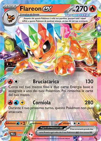 014-131 Flareon ex (IT) – MINT