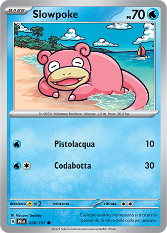 018-131 Slowpoke Comune (IT) – MINT