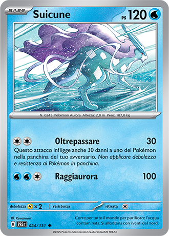 024-131 Suicune Non Comune (IT) – MINT