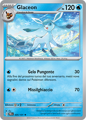 025-131 Glaceon Holo (IT) – MINT