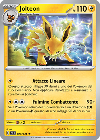 029-131 Jolteon Holo (IT) – MINT