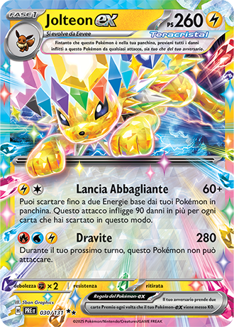 030-131 Jolteon ex (IT) – MINT