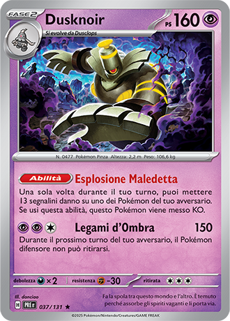 037-131 Dusknoir Holo (IT) – MINT