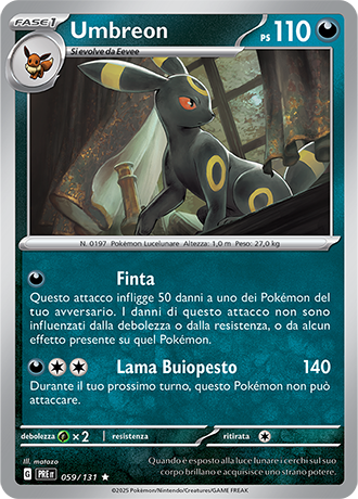 059-131 Umbreon Holo (IT) – MINT