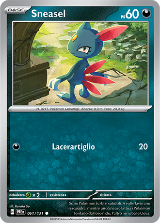 061-131 Sneasel Comune (IT) – MINT