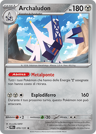 070-131 Archaludon Holo (IT) – MINT