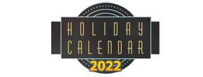 Holiday Calendar 2022