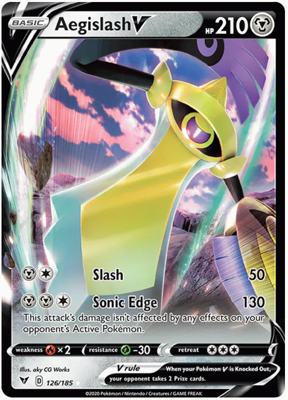 Aegislash V - Vivid Voltage #126