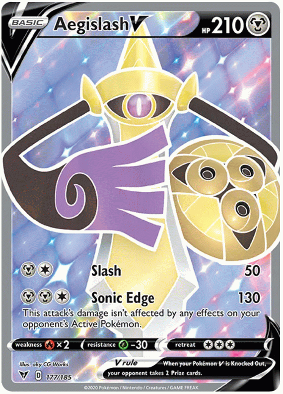 Aegislash V - Vivid Voltage #177