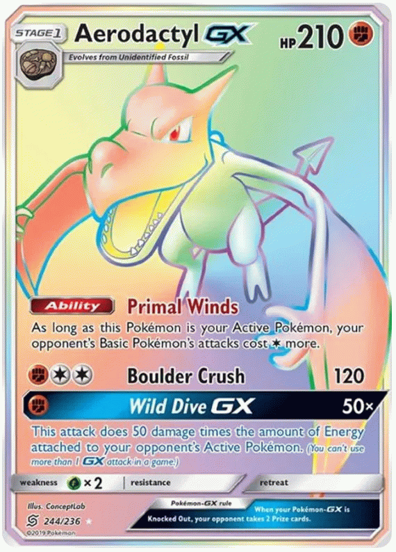 Aerodactyl GX - Unified Minds #244