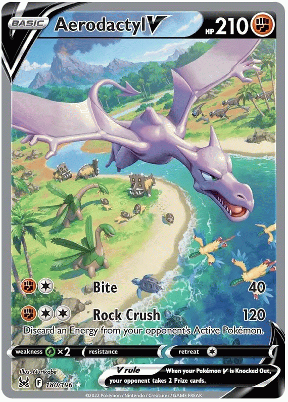 Aerodactyl V - Lost Origin #180