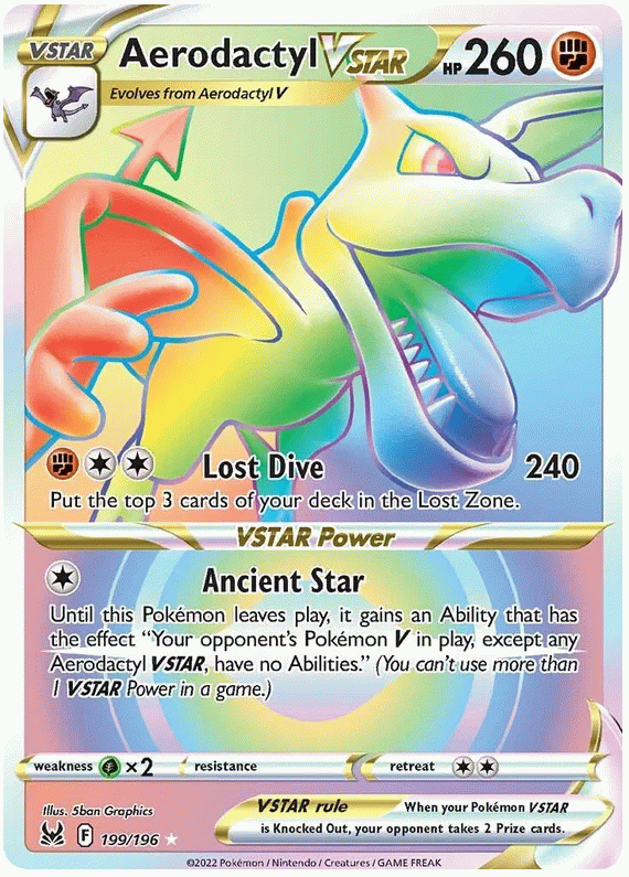 Aerodactyl VSTAR - Lost Origin #199