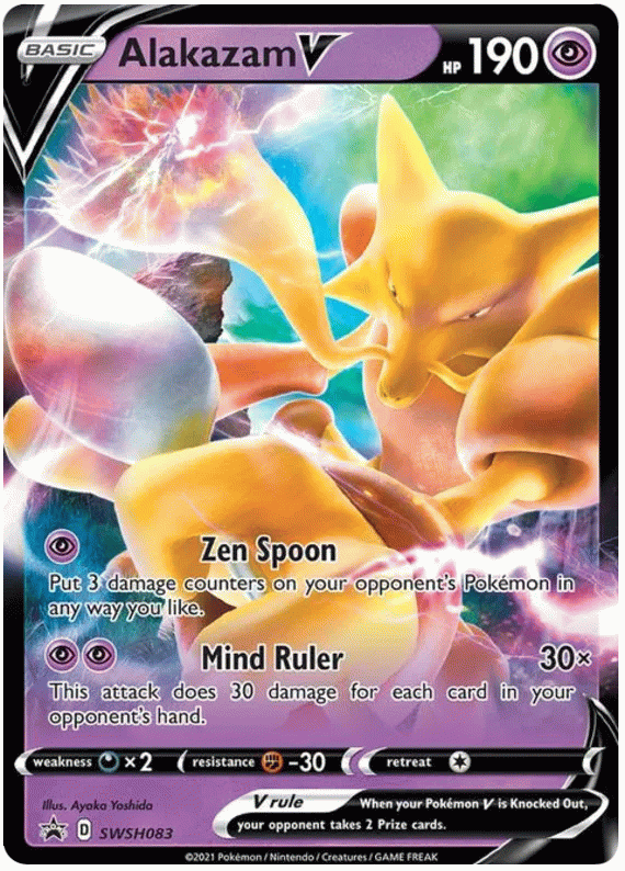 Alakazam V - Sword & Shield Promos #83