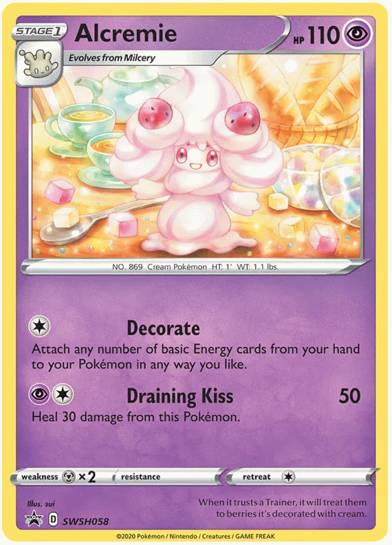 Alcremie - Sword & Shield Promos #58