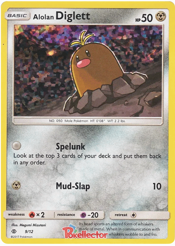 Alolan Diglett - McDonald's Collection (2017) #9