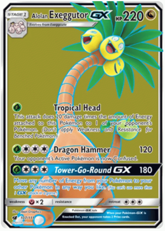 Alolan Exeggutor GX - Crimson Invasion #107