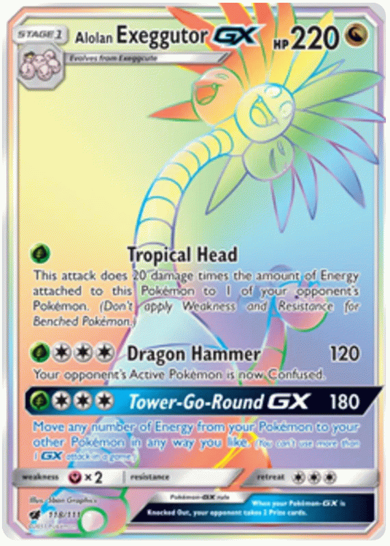 Alolan Exeggutor GX - Crimson Invasion #118