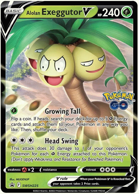 Alolan Exeggutor V - Sword & Shield Promos #225