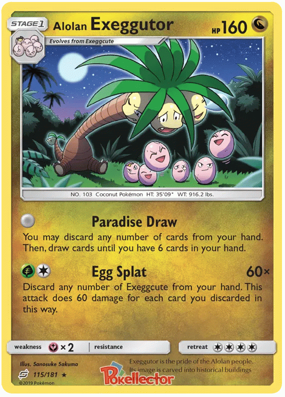 Alolan Exeggutor - Team Up #115