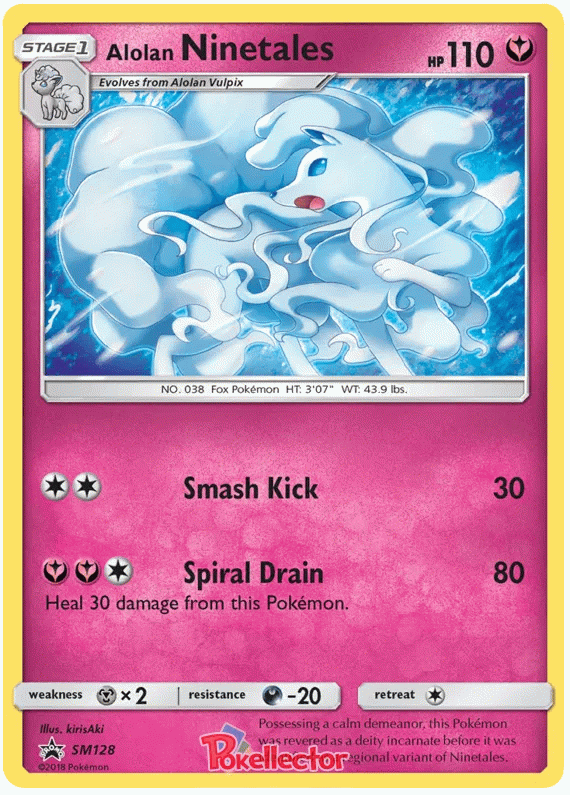 Alolan Ninetales - Sun & Moon Promos #128