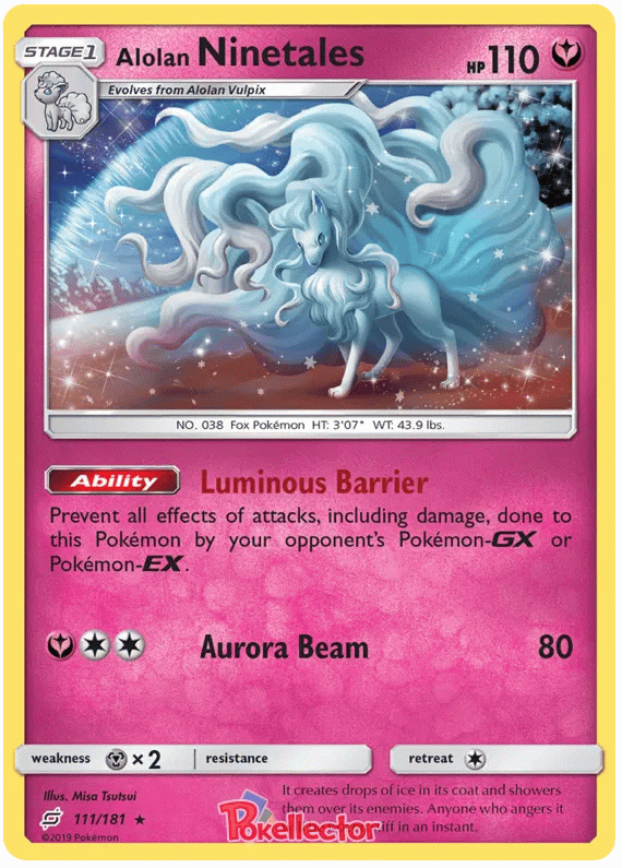 Alolan Ninetales - Team Up #111