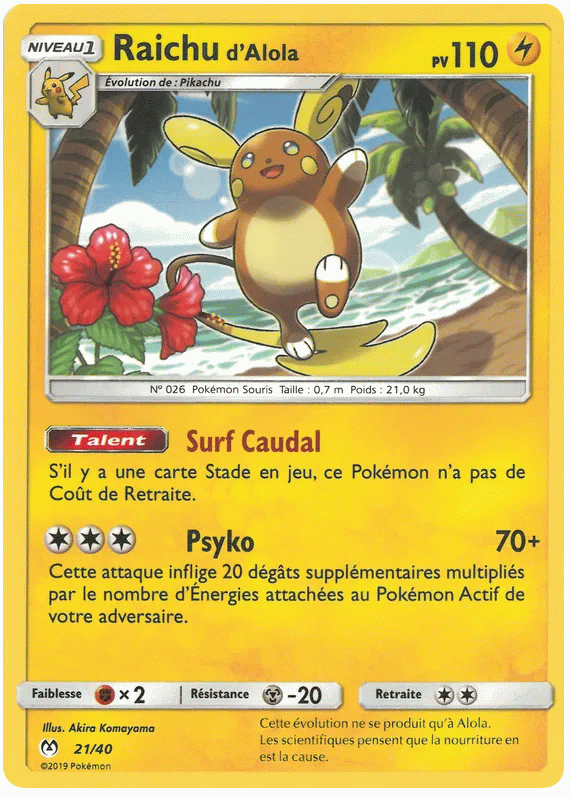 Alolan Raichu - McDonald's Collection (2019 FR) #21