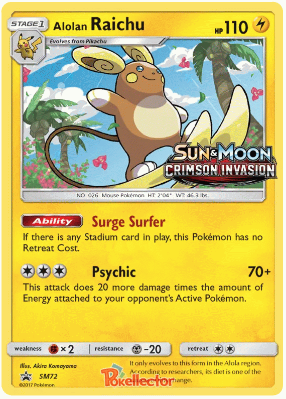 Alolan Raichu - Sun & Moon Promos #72