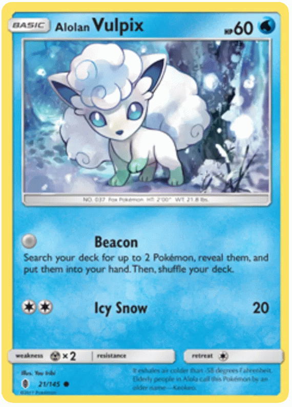 Alolan Vulpix - Guardians Rising #21