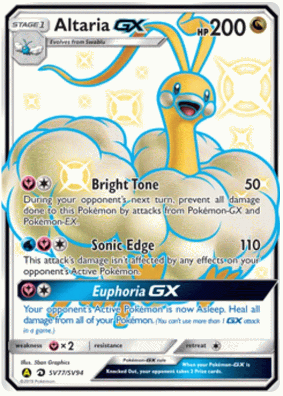 Altaria GX - Hidden Fates #77