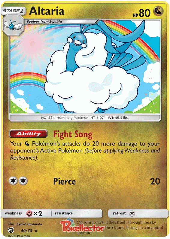 Altaria - Dragon Majesty #40