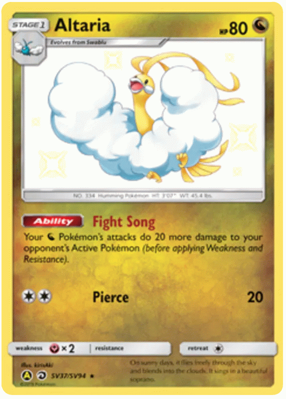 Altaria - Hidden Fates #37