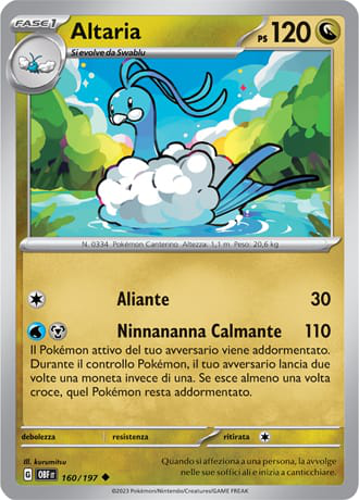 Altaria - Ossidiana Infuocata #160