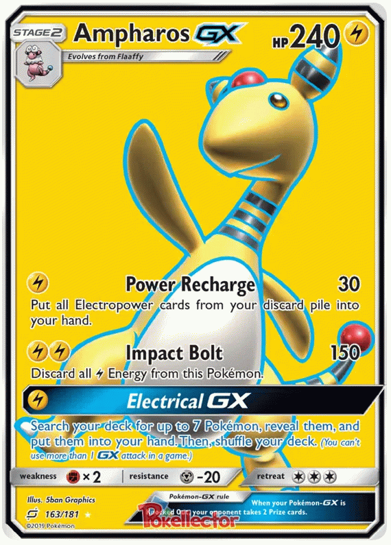 Ampharos GX - Team Up #163