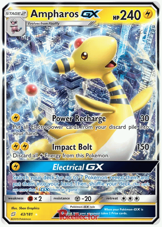 Ampharos GX - Team Up #43