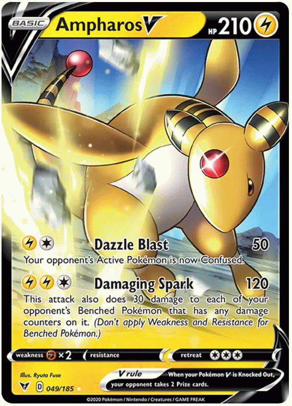 Ampharos V - Vivid Voltage #49