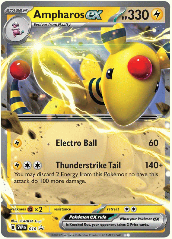 Ampharos ex - Scarlatto & Violetto Promos #16