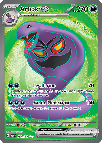 Arbok ex - Scarlatto & Violetto - 151 #185