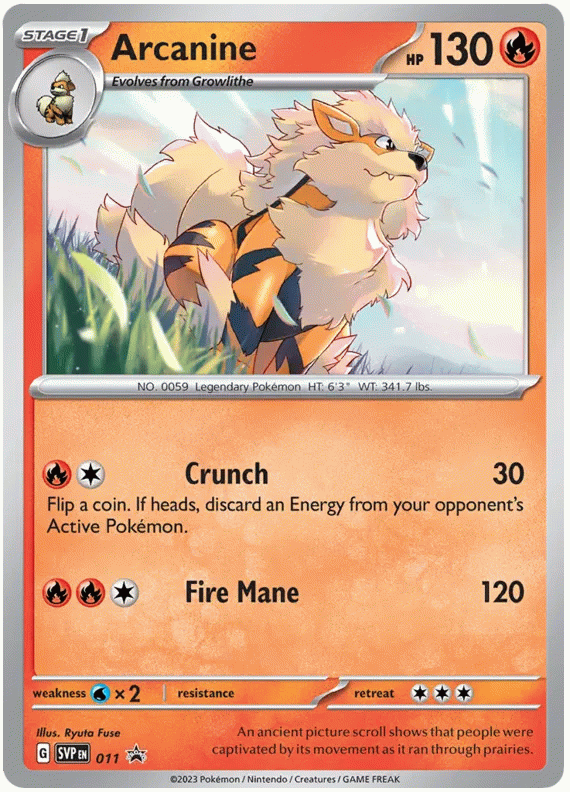 Arcanine - Scarlatto & Violetto Promos #11