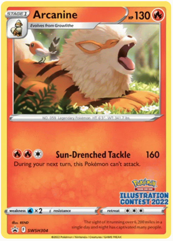 Arcanine - Sword & Shield Promos #304