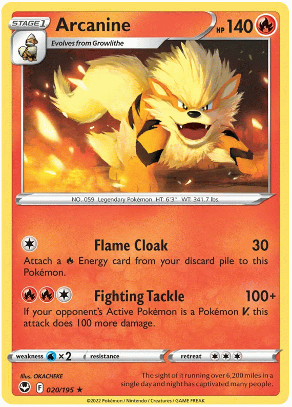 Arcanine - Tempesta Argentata #20