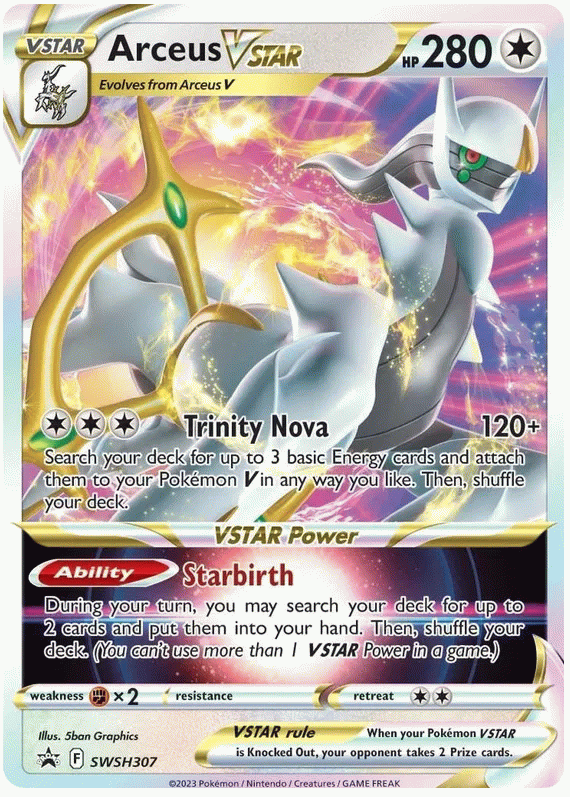 Arceus VSTAR - Sword & Shield Promos #307