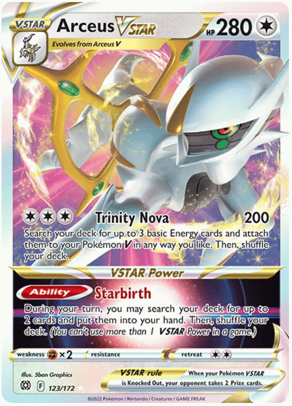 Arceus VSTAR - Brilliant Stars #123