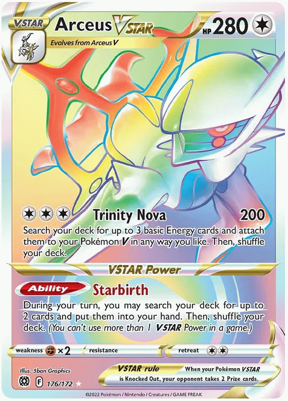 Arceus VSTAR - Brilliant Stars #176